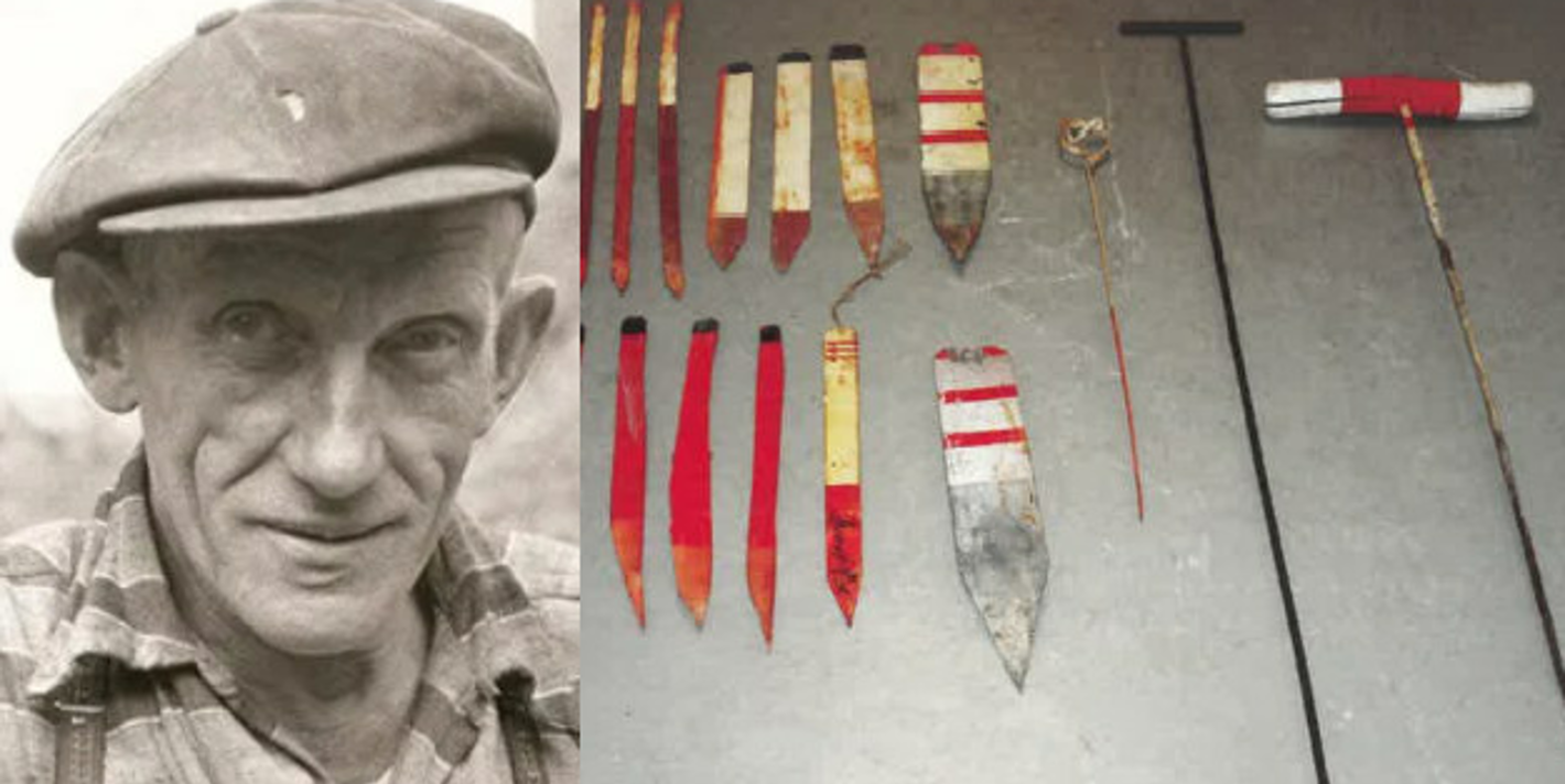 Svend Dyhre Rasmussen Med Afmærkningspæle