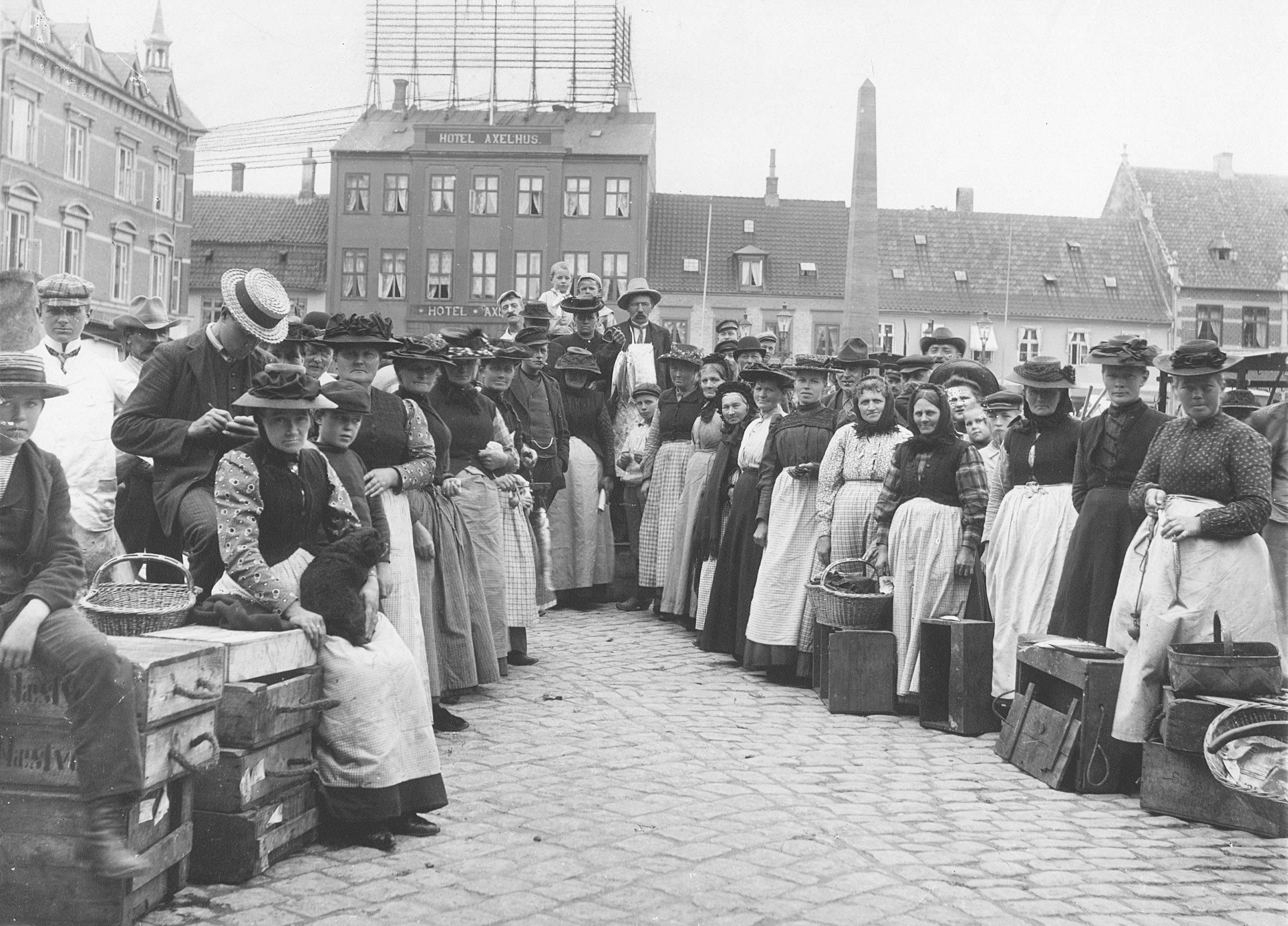 Fiskekoner på Axeltorv